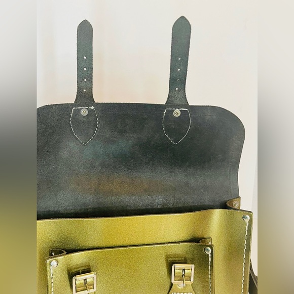 The Cambridge Satchel Company Women's Mini Satchel - Gold Saffiano - Picture 7 of 11